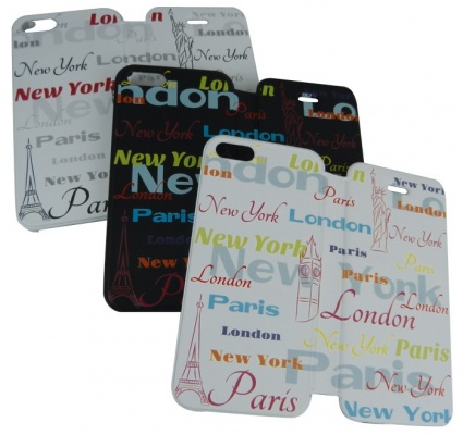 ETUI-FOLIO I PHONE 5 S AVEC IMPRESSION SUR SKIN